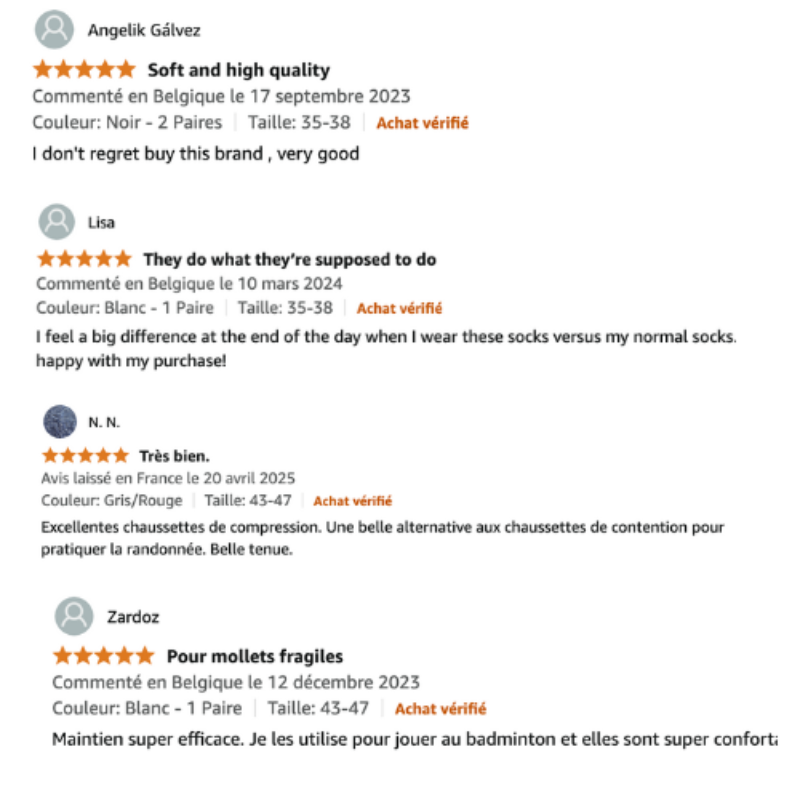 EssentielFlow™ - Chaussettes de compression