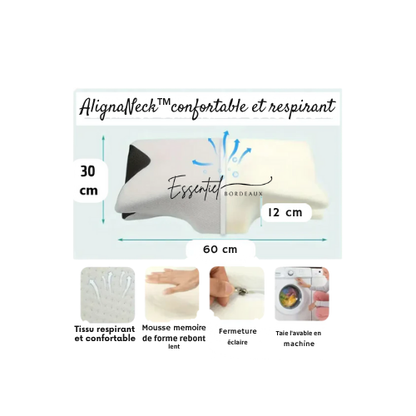AlignaNeck™- Le coussin qui soigne votre posture