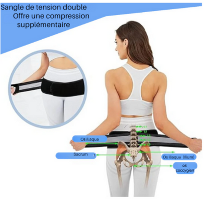 BackEase™ Ceinture de Soutien – Soulagement des Douleurs Dorsales et de la Sciatique