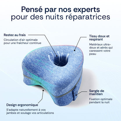AlignZen™ Coussin de soutien – Soulage les douleurs dorsales, les douleurs de la hanche et la sciatique