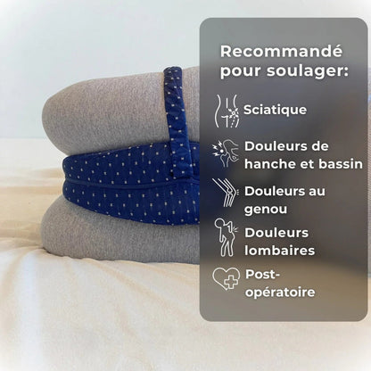 AlignZen™ Coussin de soutien – Soulage les douleurs dorsales, les douleurs de la hanche et la sciatique